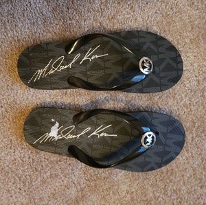 Michael Kors flip flops.